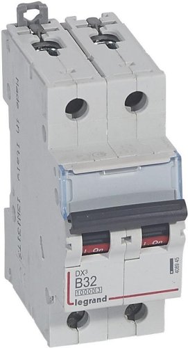 Выключатель автоматический Legrand DX3-E 10000 2п 32А B 16кА фото Выключатель автоматический Legrand DX3-E 10000 2п 32А B 16кА картинка